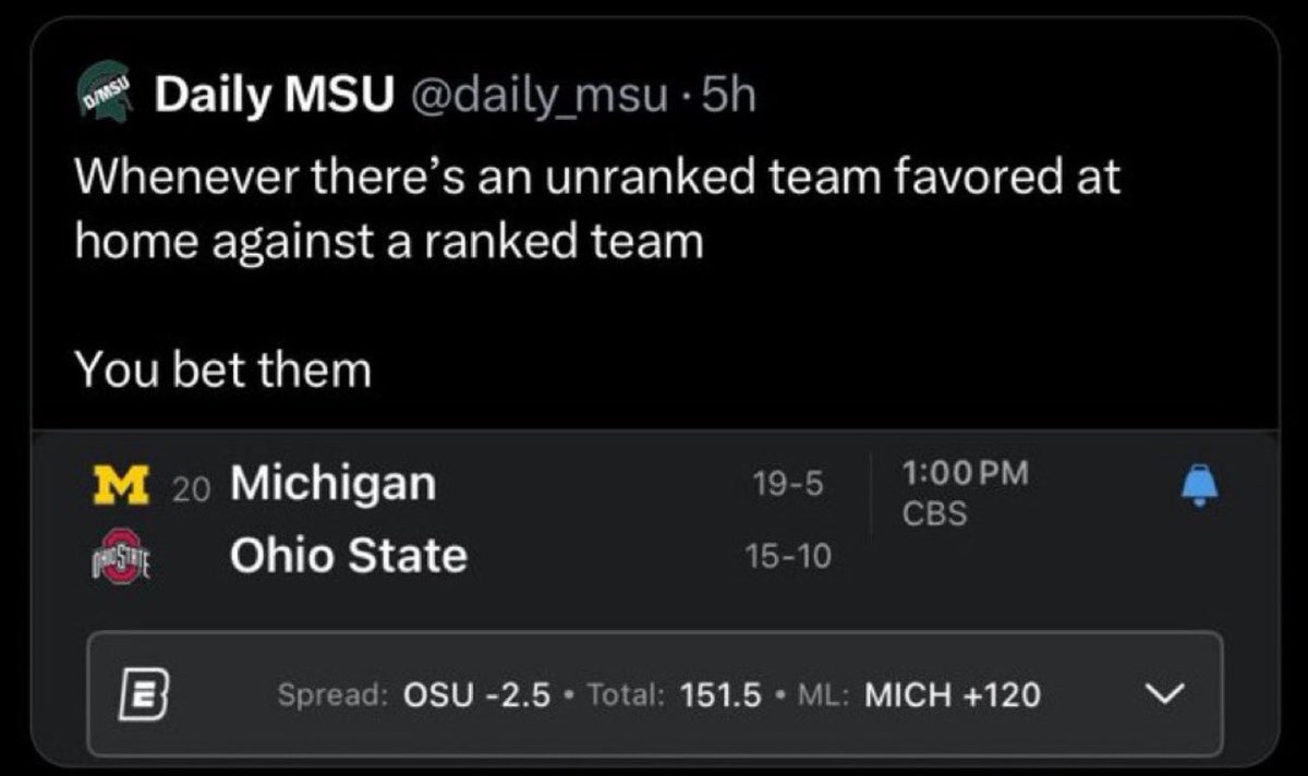 UK_JBattman's tweet photo. @Dougie_Tutter @daily_msu Oh oh https://t.co/RCdhQFjHM5
