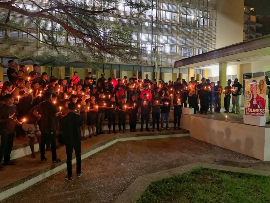 I_am_Wilkinson's tweet photo. Saying goodbye is never easy, but we have no choice. In the end, we are all walking dead men waiting for our time to come. 
Last Friday, I attended the Vigil for Holiness Kofi G. Amponsah, a 3rd-year Dev’t Planning student.
Rest in Peace, brother. https://t.co/VwR4pC27va