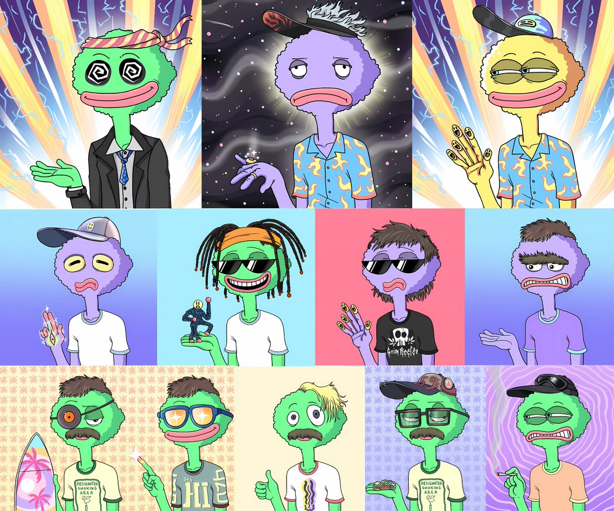 My complete @CannaSapiensNFT collection 🙌🙌🙌
So happy with these.