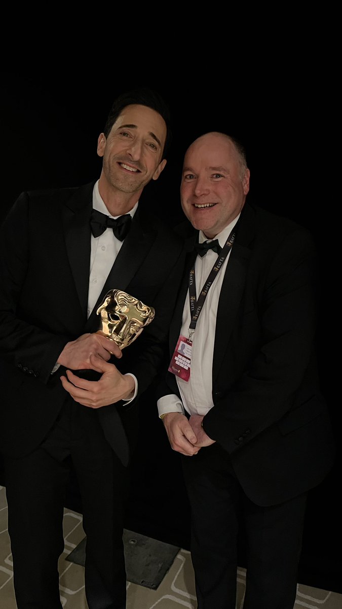 HenryMcKean's tweet image. Join us in the morning for all the news and winners at the #BAFTA2025 including Adrien Brody winning best actor for the Brutalist. @NewstalkFM @BAFTA