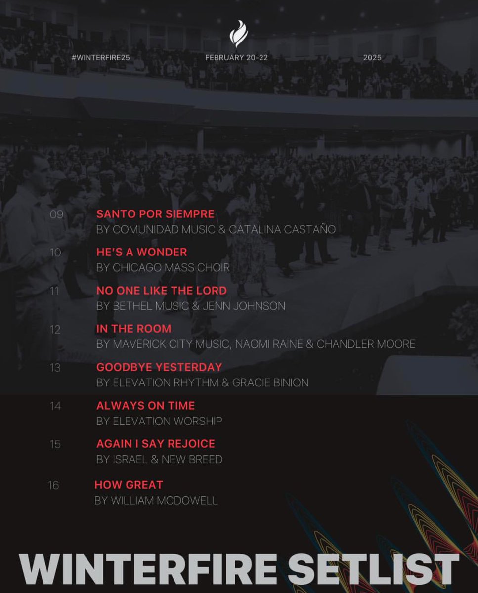 WinterfireConf's tweet image. Ready for #WinterFire25?

Just 4 more days to go! Check out the WinterFire 2025 setlist on Apple Music or Spotify. Use the link in bio or search “WinterFire 2025” to access it!

WinterFire 2025
February 20-22
1151 Blue Hills Avenue, Bloomfield, CT

WINTERFIRE.ORG