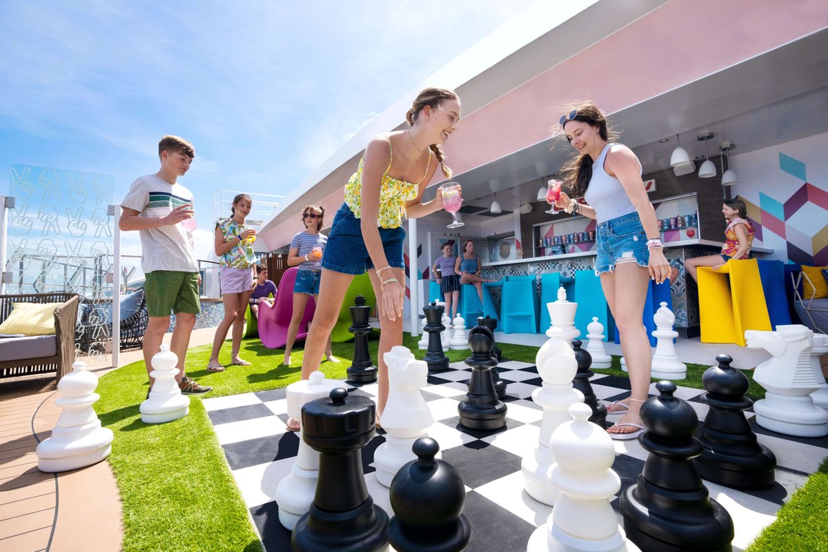 Explore a world of never-ending fun 🎉 Royal Caribbean has a dedicated teen venue on each of their ships! Every night is a new adventure, from parties for teens to sports tournaments, they’ll create new memories and friendships that last forever! #RoyalCaribbean #TeenAdventure