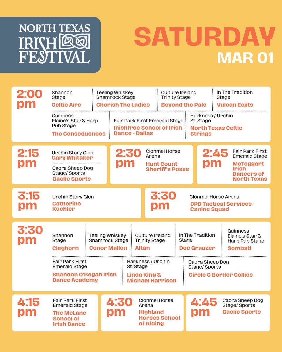 NTIF_scma's tweet photo. Saturday at NTIF is bringing all the energy!🍀 #NTIF25 #IrishFestival https://t.co/o4Bmrcll91