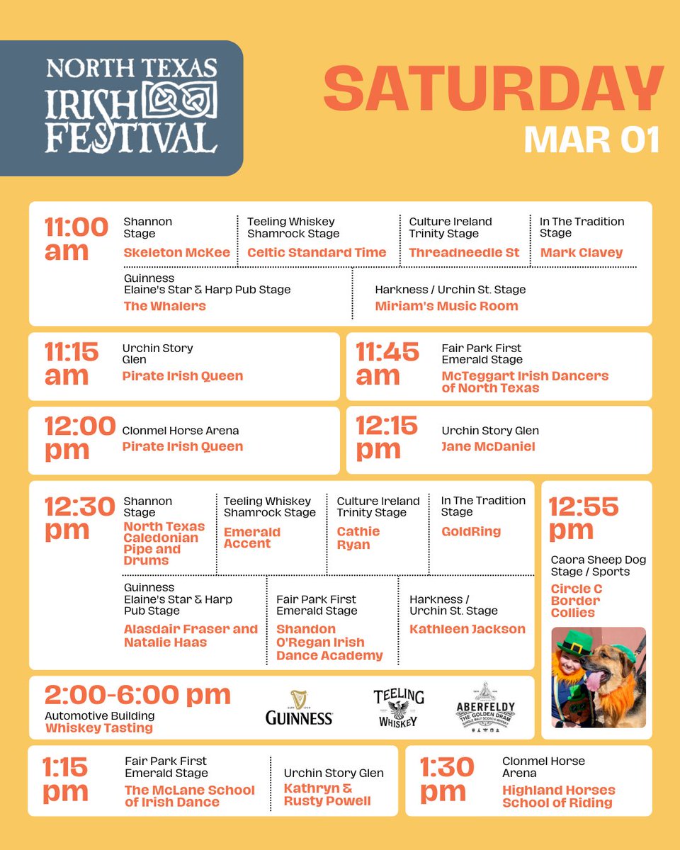 NTIF_scma's tweet photo. Saturday at NTIF is bringing all the energy!🍀 #NTIF25 #IrishFestival https://t.co/o4Bmrcll91