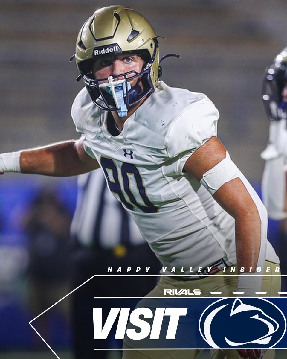 Penn State Nittany Lions | Happy Valley Insider (@pennstaterivals) on Twitter photo 2026 DE Garrett Witherington (<a href="/GarrettW_90/">Garrett Witherington</a>) has scheduled an Official Visit to Penn State on June 6th per <a href="/AFarrersports/">Alex Farrer</a>.
👉 tinyurl.com/5x78vtwa 2026 DE Garrett Witherington (<a href="/GarrettW_90/">Garrett Witherington</a>) has scheduled an Official Visit to Penn State on June 6th per <a href="/AFarrersports/">Alex Farrer</a>.
👉 tinyurl.com/5x78vtwa