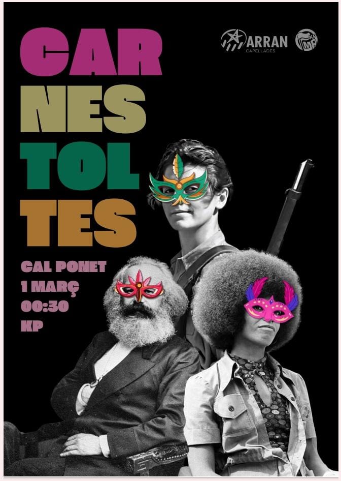🎉TORNA EL CARNESTOLTES A CAPELLADES! 🎉

És moment de treure la pols de la disfressa, els passos prohibits a la pista i marcar-vos el dia 1 de març al calendari. 

Elles ja estan preparades, només falteu vosaltres! 💃🏼