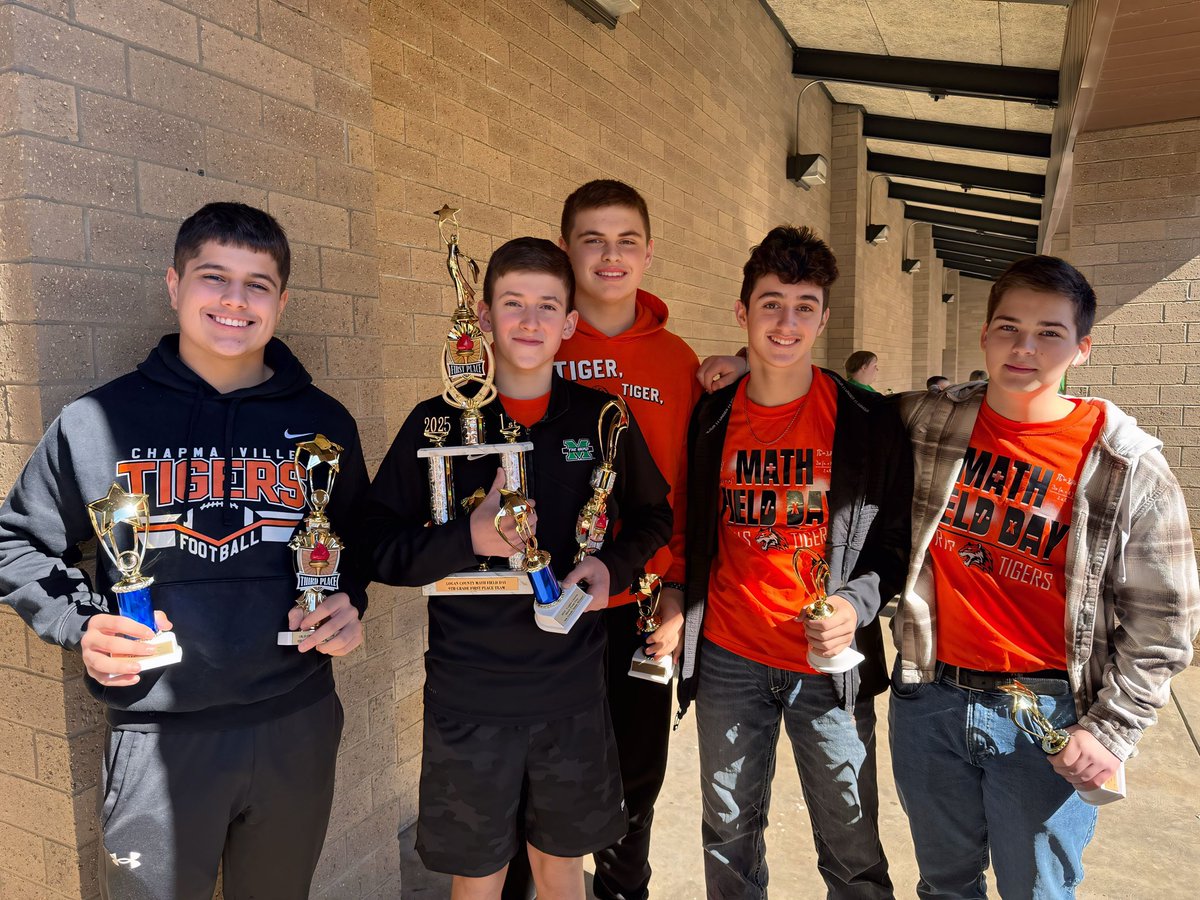 Coop_Perry's tweet image. Math Field Day Champ!
Placed individually and will be heading to Regionals.
9th Grade Team 1st Place!!