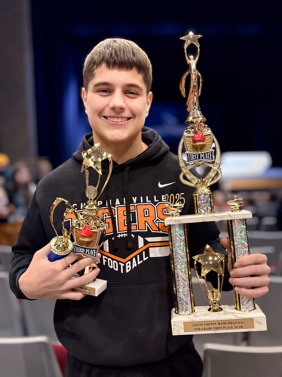 Coop_Perry's tweet image. Math Field Day Champ!
Placed individually and will be heading to Regionals.
9th Grade Team 1st Place!!