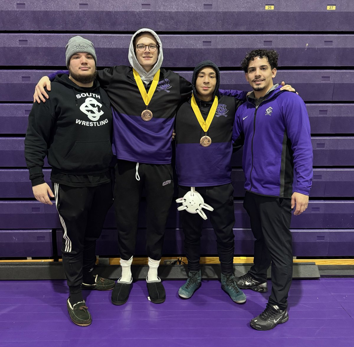 Congratulations to Luke Ace and Justin Scott on the third place finishes it. Today’s JV wrestling tournament.