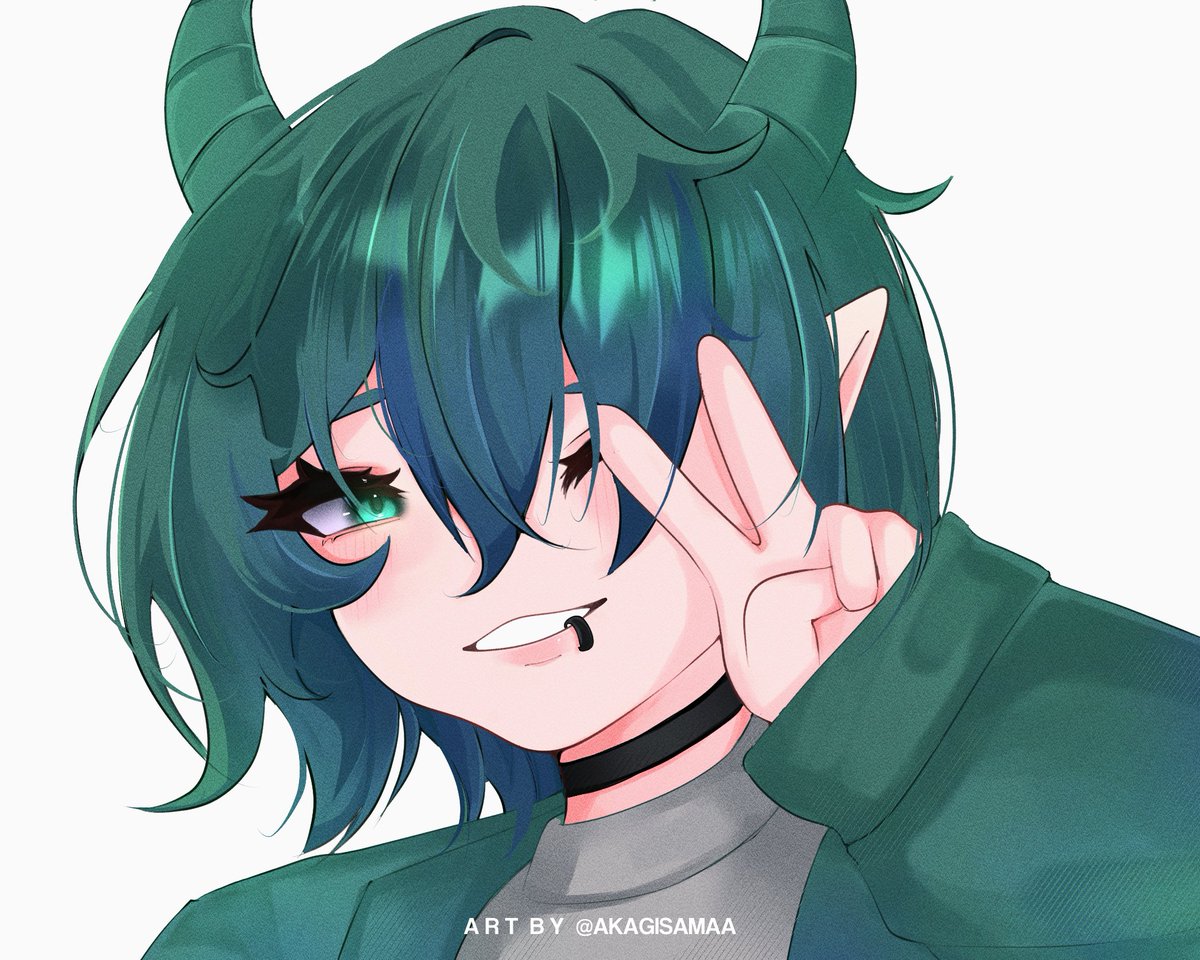 Just finished my first commission at VGen (vgen.co/Akagisamaa) for <a href="/g_reenpotato/">Greenpotato💚 || Commission Open VGen</a> !!💚
#VGenComm #illustration #commissionart