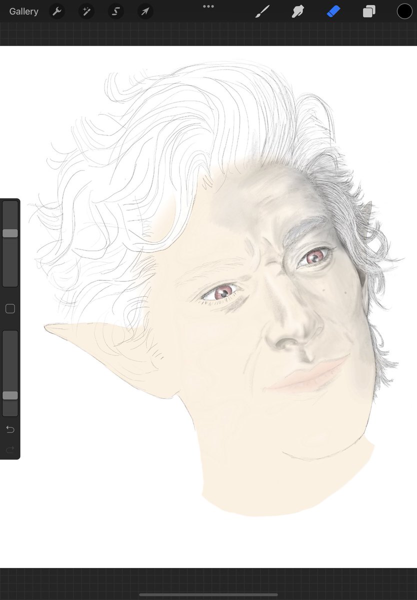 Haven't done much more (cos headaches 😩) but here's an update on my drawing of Astarion. I don't normally colour stuff but thought I'd give it a try.
#BaldursGate3 #baldursgate3fanart #Astarion #wip