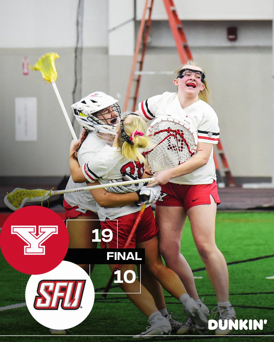 Days Since Last Win: 𝐙𝐞𝐫𝐨🔥

FINAL:

YSU: 19
SFU: 10

We outscored the Red Flash 10-2 in the second half to propel us to our first victory of the season!

Claire Baenziger and Lena Cox each had four goals to lead the way!

#GoGuins🐧 // #LetThemKnowY // #LightTheCandle