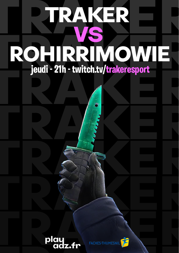 sk_yolo_cs's tweet photo. PROG DE LA SEMAINE ⏰
@TrakerEsport contre #ZERONiNE
⏰Ce soir, 21h
🌐https://t.co/ZrQVqrO86Y (Cast par @AxiaFPS et @E_Kwinoka)
@TrakerEsport contre #Rohirrimowie
⏰Jeudi, 21h
🌐https://t.co/ZrQVqrO86Y (Cast par @AxiaFPS et @E_Kwinoka)
Venez nous soutenir 🤩 https://t.co/mDDNgRoauo