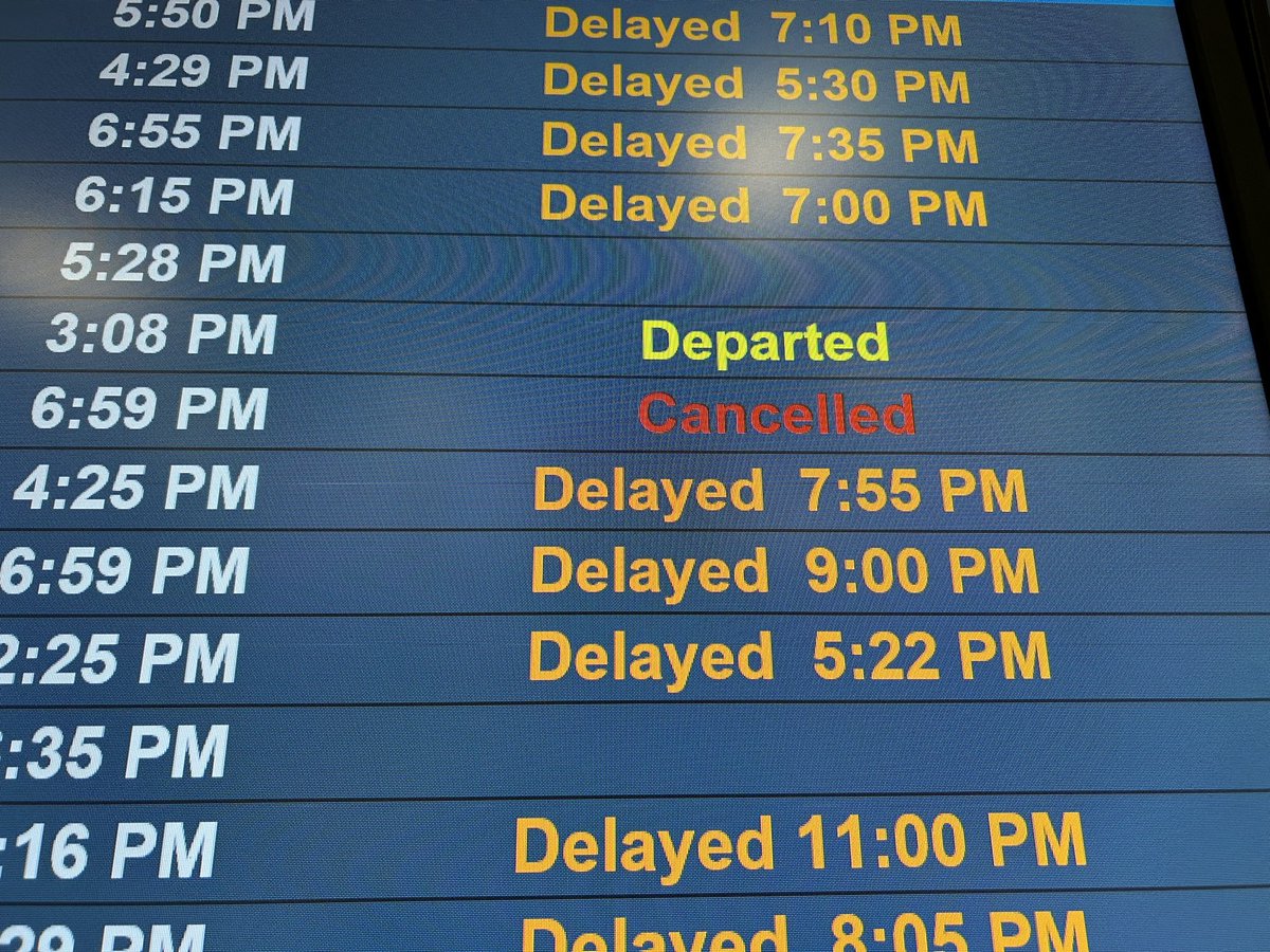 Andy Weir (@andyweirnbc) on Twitter photo Lots of headaches this holiday weekend at Newark Liberty Int’l Airport. More than 1200 delays so far today nationwide as severe weather wreaks havoc on travel. <a href="/MayaEaglin/">Maya Eaglin</a> has more ahead on <a href="/NBCNightlyNews/">NBC Nightly News with Tom Llamas</a>… Lots of headaches this holiday weekend at Newark Liberty Int’l Airport. More than 1200 delays so far today nationwide as severe weather wreaks havoc on travel. <a href="/MayaEaglin/">Maya Eaglin</a> has more ahead on <a href="/NBCNightlyNews/">NBC Nightly News with Tom Llamas</a>…