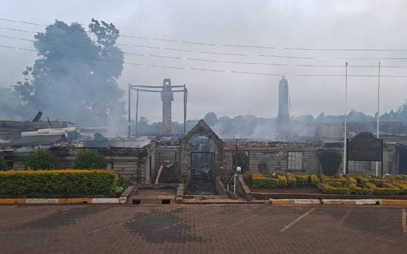C_NyaKundiH's tweet photo. Britam General Insurance pays Limuru Country Club Ksh 71.14 million in compensation for the fire that destroyed its clubhouse on January 4. 

The fire, which started when embers from a fireplace in the main bar area ignited the structure, caused extensive damage and forced the club to suspend golfing activities