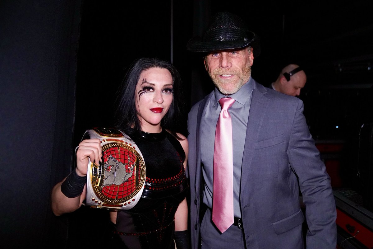 ShawnMichaels's tweet photo. The future is NOW.

@Steph_Vaquer, the moment is yours! Congratulations to the new NXT Women's North American Champion! https://t.co/LhB8WQooYI