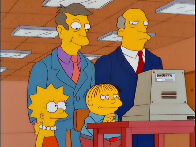 Hi, Lisa. Hi, Super Nintendo Chalmers.

#TheSimpsons