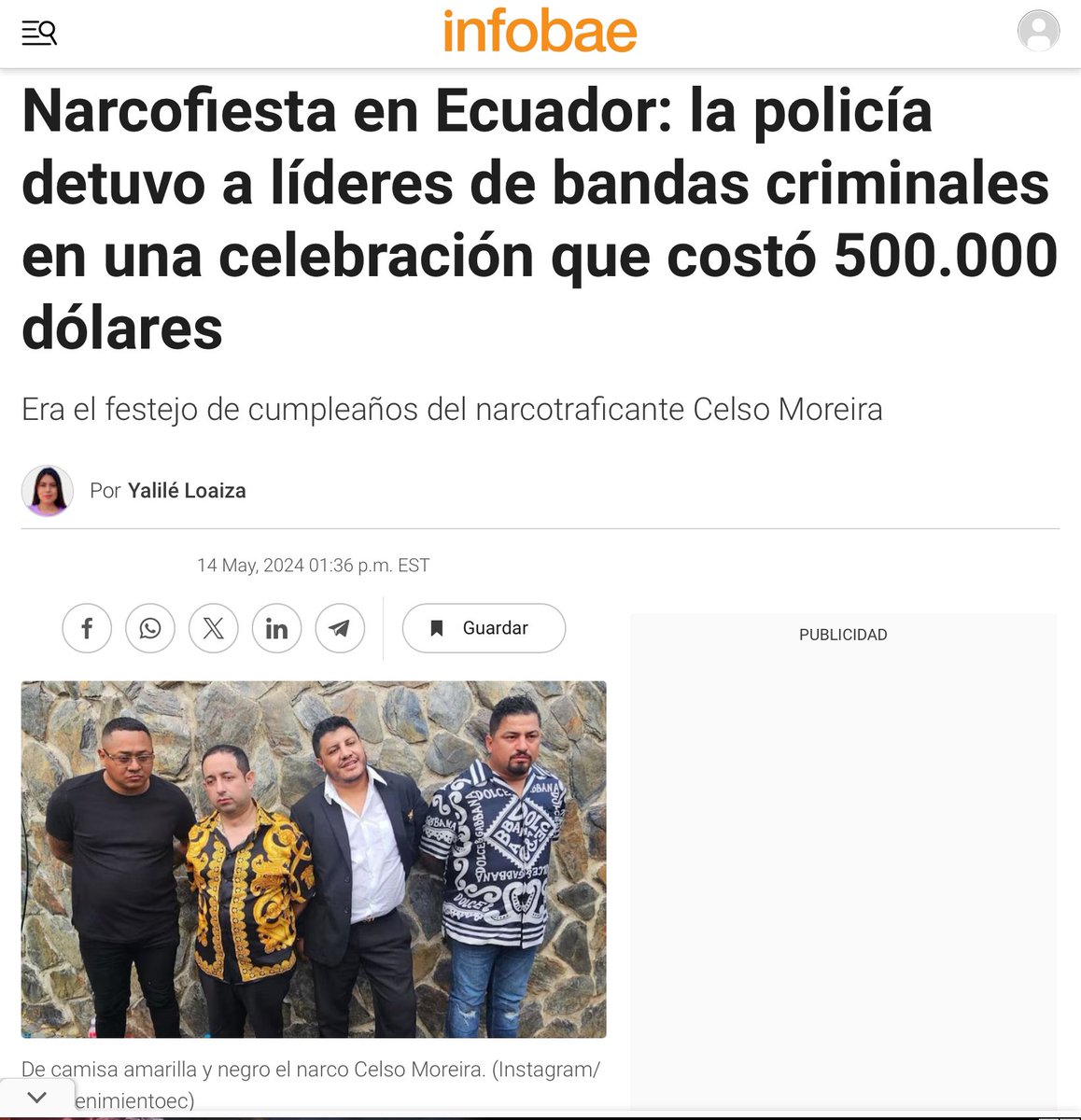 elinformante84's tweet photo. En la fiesta por el cumpleaños #41 del narco Celso Moreira también se detuvo a #LuisCantuña ex policía que ayer fue asesinado en Ciudad Celeste.
Seguramente era amigo de #Jacobito QUE EXTRAÑAMENTE FUE LIBERADO EN ESA NARCO ORGIA de mayo del 2024.. https://t.co/Twkj7uEVqS