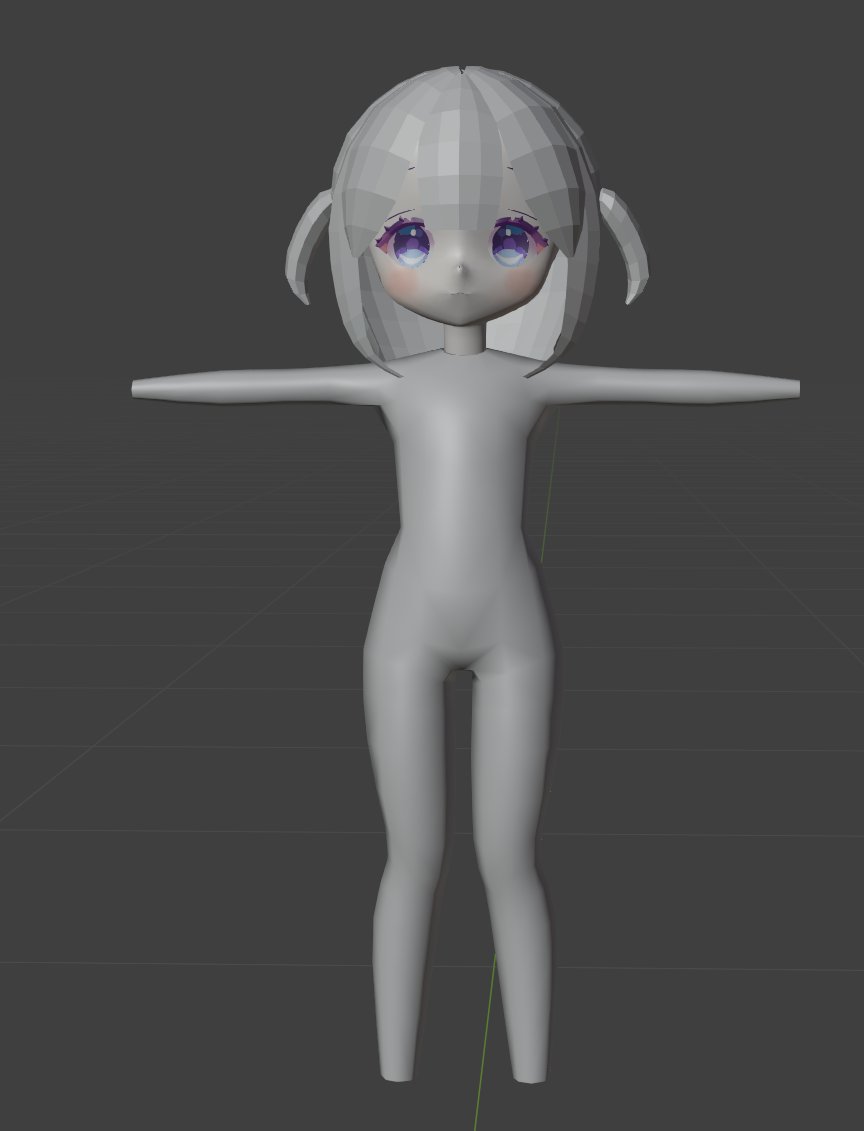 ootokonushi's tweet image. #blender #3db
キャラモデリング3日目
髪と胴体部分のラフを追加  
【参考動画】youtube.com/watch?v=CgaTqJ……