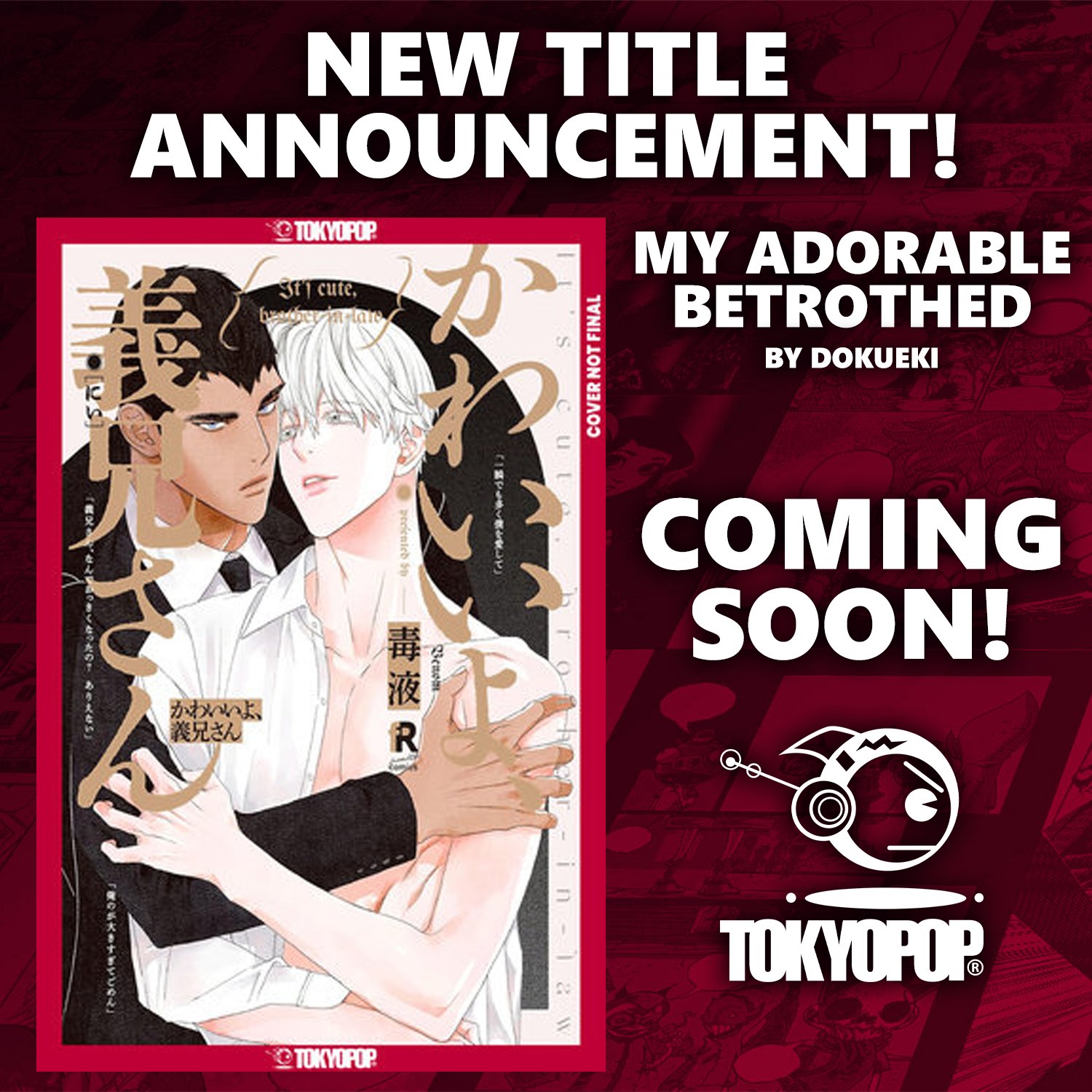 my adorable betrothed tokyopop license visual