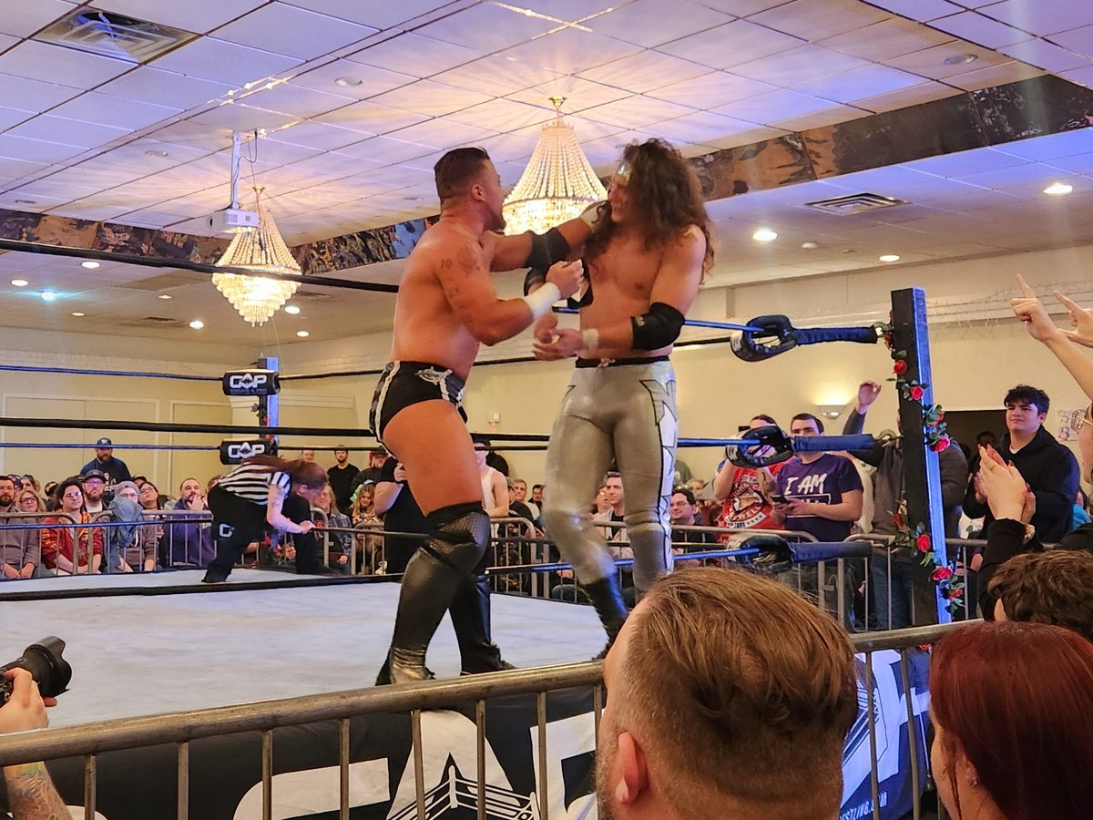 ajrobles51's tweet photo. What the hell happened?!?!?  

Are @TJCWrestling &amp; @nejrobles co-holders of the @CreateAPro #MayhemMedal?  

#CAPTOXICATION https://t.co/qOTD28r6XS