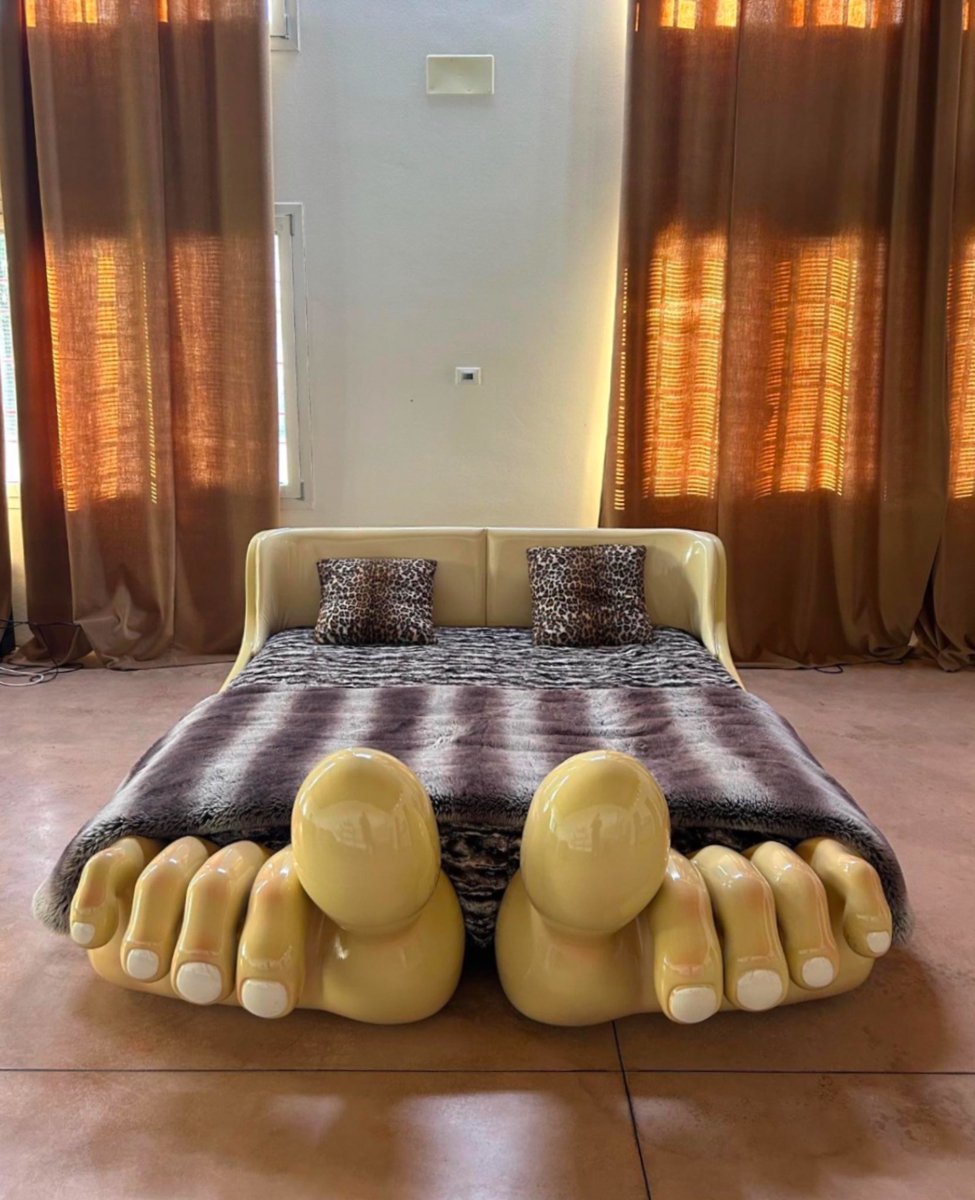 luusssso's tweet photo. The Pedus double bed by Frank Oelke (1969) https://t.co/mnMnmf0JGI
