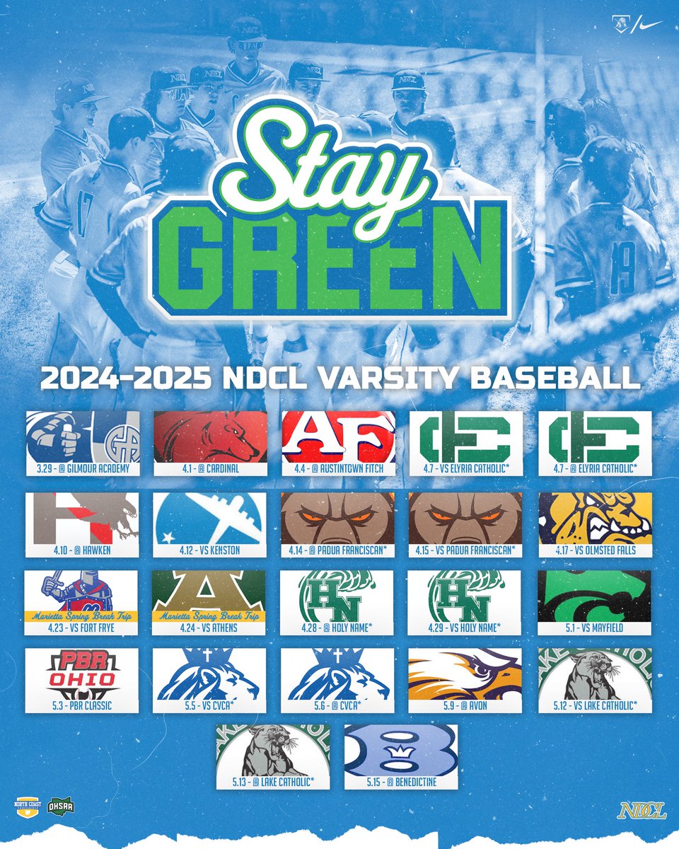 NDCL_Baseball's tweet photo. 2025 LOADING… It’s almost time‼️🟢🔜

#WeAreNDCL • #STAYGREEN🟢 https://t.co/cq8KrR2xMH