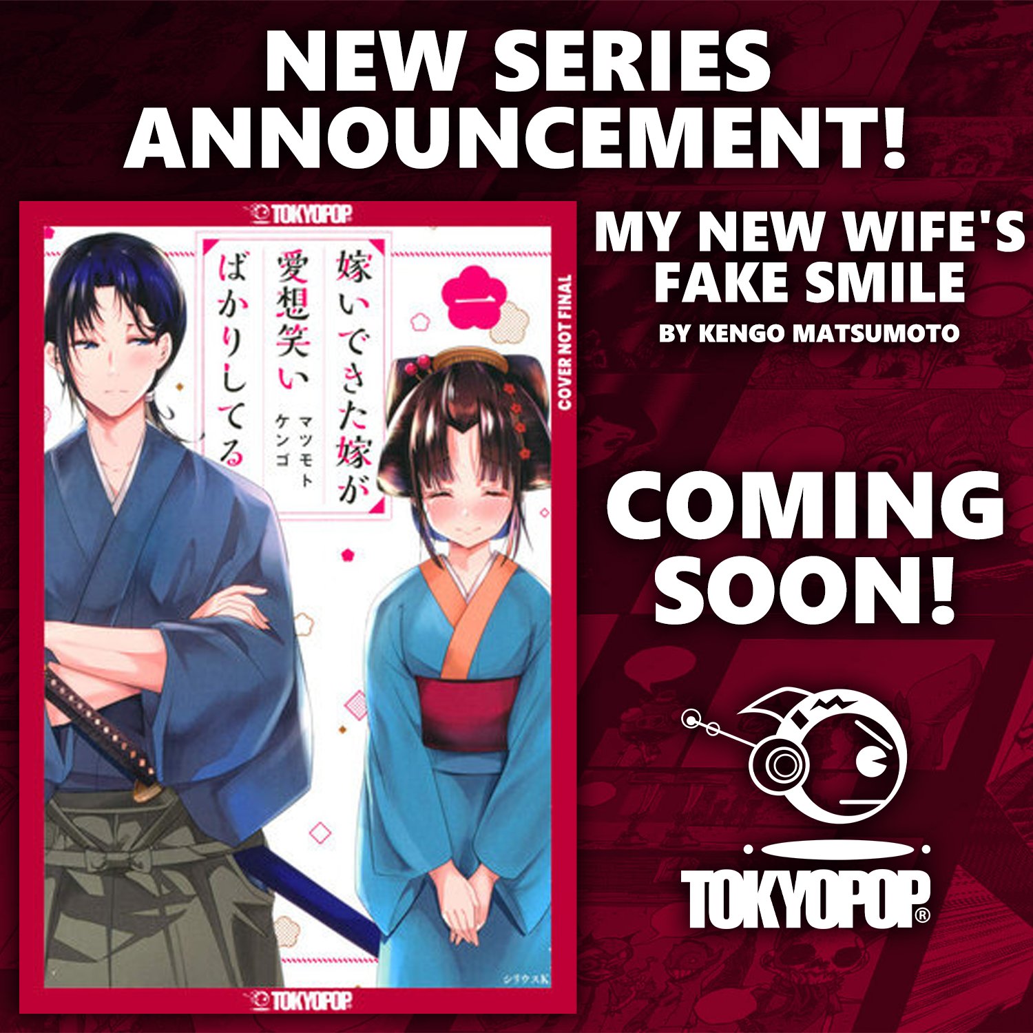 my new wife's fake smile tokyopop license visual