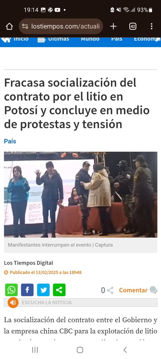 TedRivers's tweet photo. #CORRUPCION DESCARADA
#CoimasPor40Años
#Arce2% Y #Familia
Pretenden #Regalar a #China
El #UltimoActivo Que queda
@MarZel65 @MonicaAparicioA
@AndrsGomezV @nancyvago 
@AsuntoCentral @ComiteProSC 
@ppsantistevan @FranklinPareja @AgustinZambrana @paulcoca
@LucamperoBol @luisanayars https://t.co/n8wbcD1tLJ