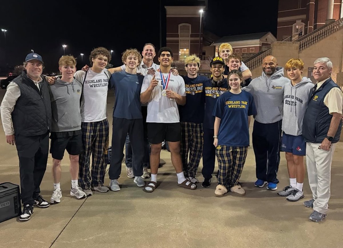 Amin Elahmadi wins the 215-lb title at the 2025 UIL 5A Boys Wrestling State Championships! ! 🏆🤼‍♂️ Scots finish 8th overall with strong showings from Jaden Taylor, Jax Hanson, Jack Rice, Holden Jacobs, Ryan Wright, Graham Rodgers, &amp; Bennett Ham.  #GoScots