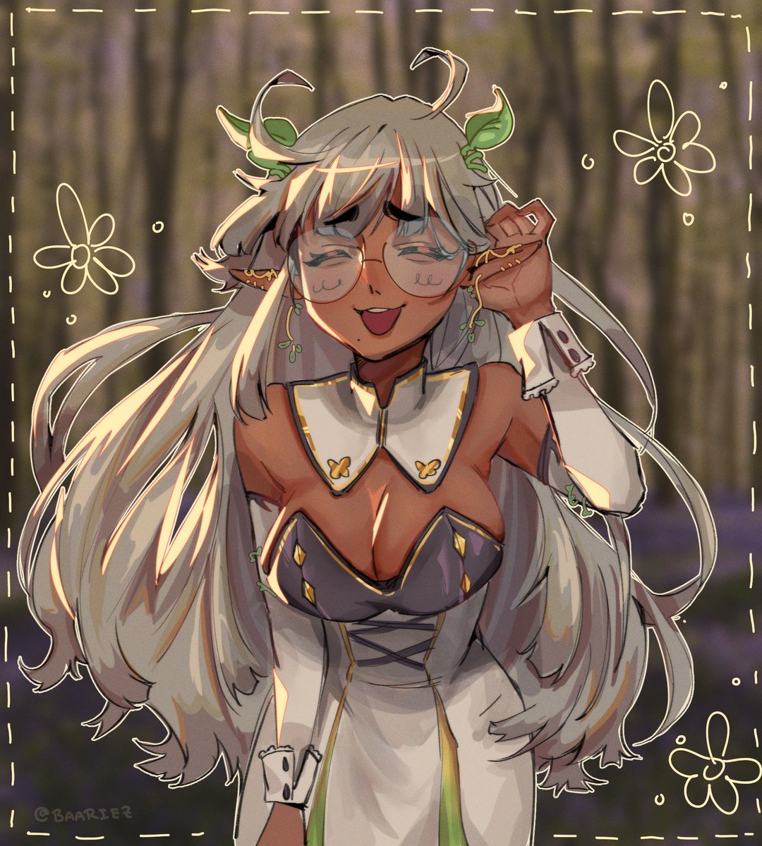 KishinShinobi's tweet image. 16 days into BHM brings us the Healing/Buffing Guild Master @otsukarii_! This adventurer doesn't just stick to herbs, they also play lots of fun games on stream with friends and is also an extremely great artist! Def a warm and comfy environment if you need a comfort streamer!