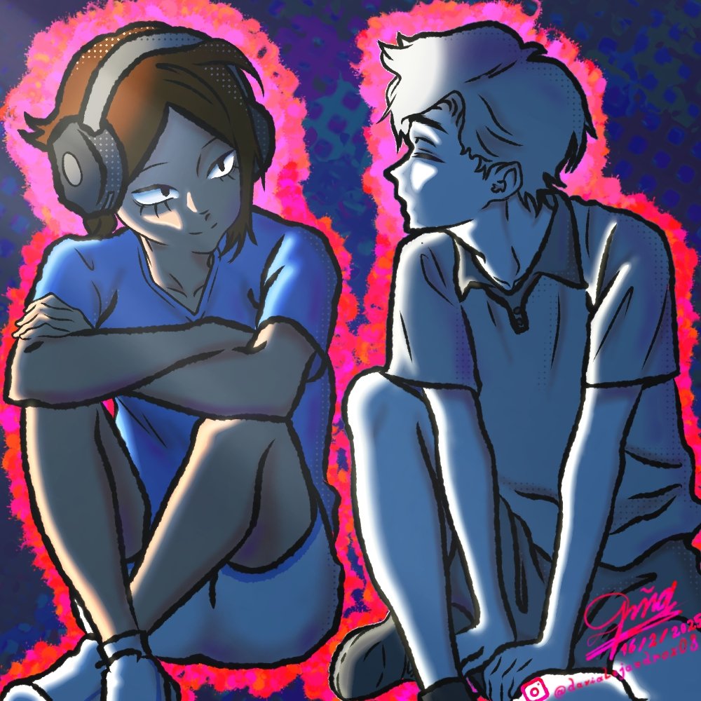 DaviAlejandroX's tweet photo. 🪛Huvul y Kala
-----------------------------------------
Aplicando lo que aprendí de ElNoe'S #DaviAlejandro #fanart #huvul #kala #artdigital #digitalart #artistsontwitter #ibisPaintX #art https://t.co/0kZXdjnv5M