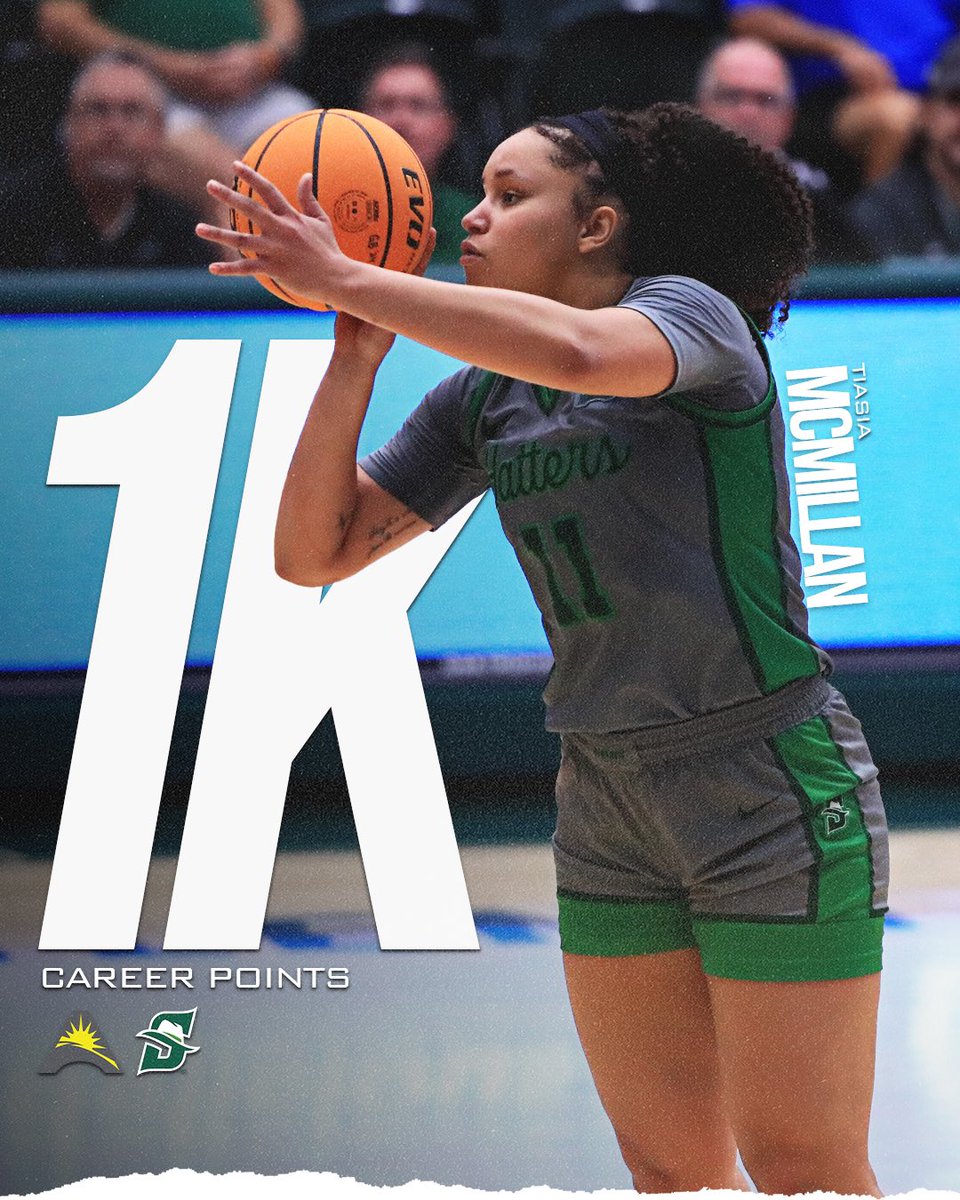 Ended the weekend in the 1K club 💪

<a href="/StetsonWBB/">StetsonWBB</a> x #ASUNWBB