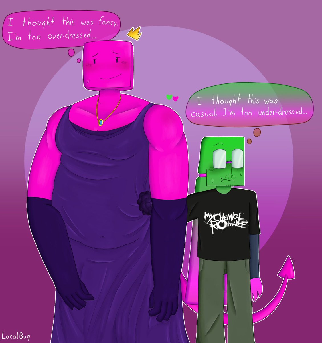 L0calBug's tweet photo. They’re both so stupid
#gradientcube #regretevatorart #regretevatorfanart #Regretevator https://t.co/oVOgepope2
