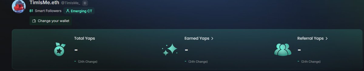 Hellllll yeh anon. 

1 month ago I started yapping, and today I am at 0 yaps. 

LFG missing another airdrop of #GenerationalWealth 

back to the trenches 🙃