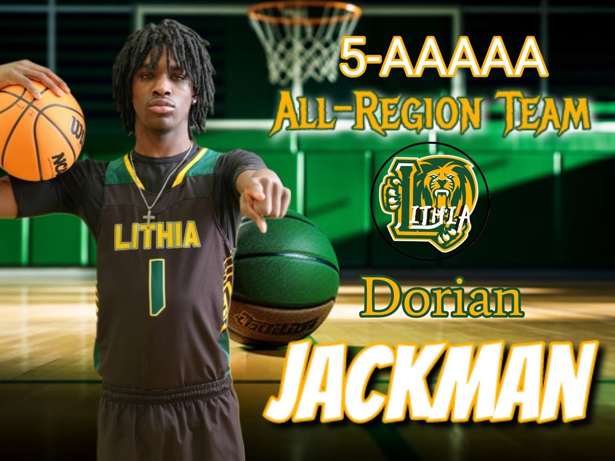 Lithia Springs Boys Basketball (@lithiahoops) on Twitter photo Congratulations to Dorian Jackman <a href="/jackman_dorian/">Dorian Jackman</a> on being selected to the region 5-AAAAA all region team 🦁🏀. Congratulations to Dorian Jackman <a href="/jackman_dorian/">Dorian Jackman</a> on being selected to the region 5-AAAAA all region team 🦁🏀.