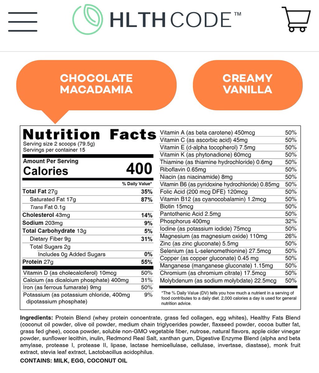 CleGirl17's tweet image. Dr. B,
I asked a longevity researcher about your #HlthCode shake (hubby & I have been using it for a couple of years.) 
After reviewing the label, he sent me the response below. I’m curious about your thoughts on his comments. (BTW, he recommends ProLon’s plant-based longevity…