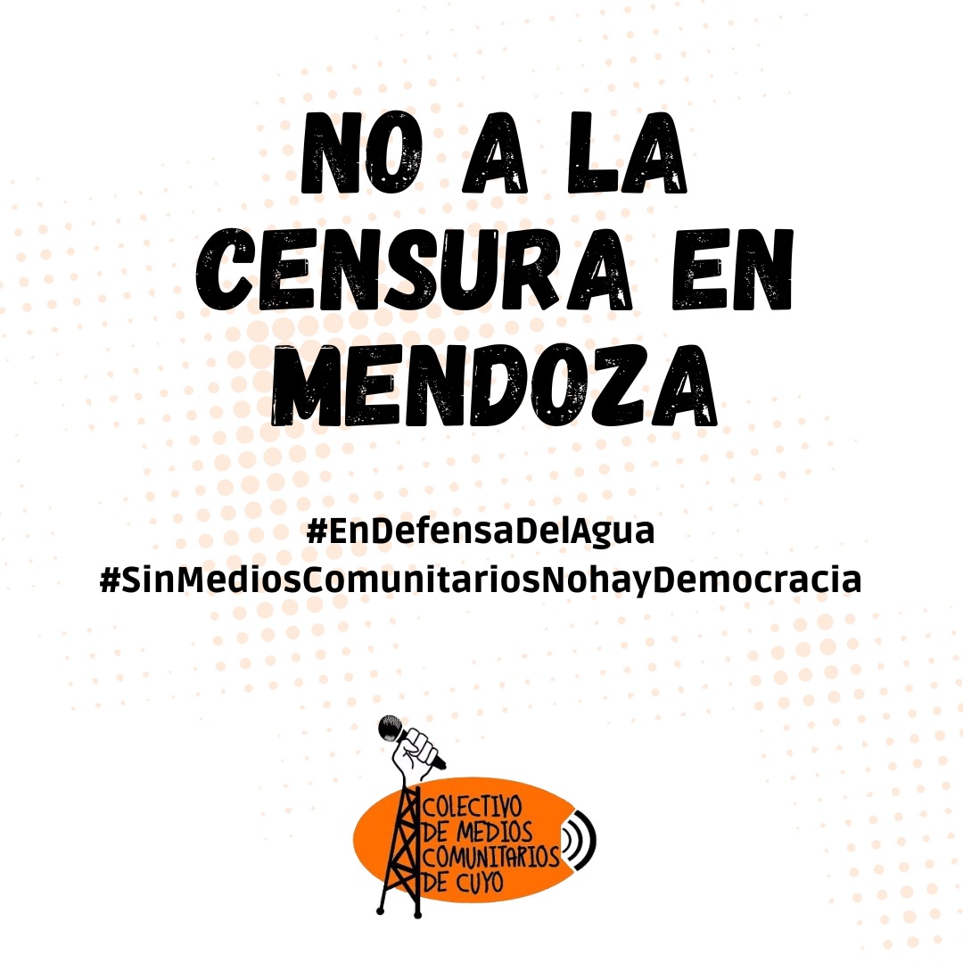 comecucocuyo's tweet photo. Desde el COLECTIVO DE MEDIOS COMUNITARIOS DE CUYO repudiamos el accionar policial ocurrido el viernes pasado en  Radio La Mosquitera ❌
#SinMediosComunitariosNoHayDemocracia https://t.co/ci9w4m7m2N