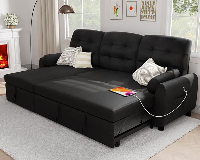 DealForYouDaily's tweet photo. Sectional Sofa Couch, 87" Sleeper Sofa Bed with Reversible Storage Chaise

Buy for $349 (Retail $499) here: https://t.co/sQETrdYb0R https://t.co/ETuD2Op23K