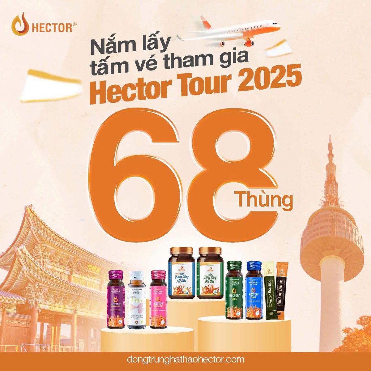 LThnh264527's tweet photo. Phúc lợi khi làm NPP #Hector được thưởng chuyến du lịch Hàn Quốc trong một tuần.
#Hector thức uống bảo vệ sức khoẻ thương hiệu trẻ của công ty Lavite-VN . Năm 2025 công ty chơi lớn lần đầu tổ chức #Hectortour đi nước ngoài với thời gian dài. Nhớ năm 2022 với tour trong nước 3 ngày 2 đêm ĐL phải mua 75 thùng mới có vé .
Với chuyến đi tour này công ty bù lỗ, rồi hỗ trợ chi phí đi lại cho ĐL nhưng văn hóa gia tộc #Hector định kỳ hàng năm luôn có một đến hai lần tổ chức những chuyến đi để gặp gỡ , trò chuyện, hiểu thêm tâm tư, nguyện vọng nhà bán hàng. Sau những chuyến đi ý tưởng mới nảy sinh, sáng tạo ra những điều hay ho để triển , làm hiệu quả.
Khi con số 68 thùng #Hector chúng ta gắng sức, tìm cách , có mục tiêu đạt được.
NPP tìm kiếm đồng đội đi chung chuyến, ngồi cùng bàn,hàn huyên tám chuyện, mặc trang phục dân tộc chụp hình sống ảo tung chảo giữa thủ đô Seoul.
Nhớ cách đây 10 năm khi còn bán hàng cho một hãng sữa A nổi tiếng của Mỹ muốn có một chuyến đi du lịch Nhật Bản 6 ngày 5 đêm mua rất nhiều hàng & cạnh tranh để có mặt trong “ phong thần bảng “. Lúc đó đi du lịch nước ngoài không dễ dàng lắm.
Và nhắc nhẹ mọi người làm nghĩa vụ thuế đối với nhà nước trước khi xuất cảnh nghen.
