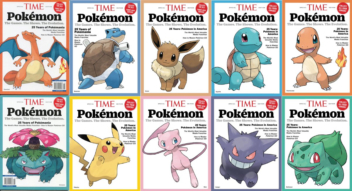 PokemonDealsTCG's tweet photo. Pokemon Time Magazines on Amazon⚡️

Blastoise https://t.co/ZbJ0g8s1Ao
Eevee https://t.co/wZsDwQiqV4
Gengar https://t.co/VUGQt5VDvq
Mew https://t.co/bfnUWCyq4h
Squirtle https://t.co/9VE6PxOxeO
Charmander https://t.co/5IkZbixELN
Bulbasaur https://t.co/GwHW7HkLIe
Pikachu https://t.co/KMQotsRyij

Charizard & Venasaur Not Yet In Stock Online! Early Links:
Charizard https://t.co/iV6Z6aXkSA
Venasaur https://t.co/OWPhhM2pTX

#Pokemon #AD
