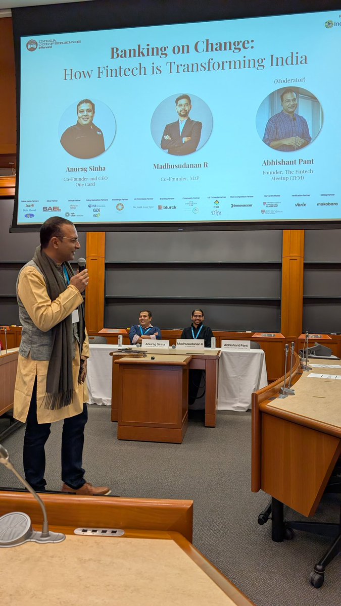 Madhusudanan (@onlymadhoo) on Twitter photo Had a great time attending the <a href="/HarvardIndConf/">India Conference at Harvard</a>
Shared my learning’s on building in India and joined <a href="/sinhaanurag14/">Anurag Sinha</a> on an un-panel moderated by <a href="/AbhishantPant/">abhishantpant</a> on How Fintech is transforming India.
Terrific weekend in a cold snowy Boston :) Had a great time attending the <a href="/HarvardIndConf/">India Conference at Harvard</a>
Shared my learning’s on building in India and joined <a href="/sinhaanurag14/">Anurag Sinha</a> on an un-panel moderated by <a href="/AbhishantPant/">abhishantpant</a> on How Fintech is transforming India.
Terrific weekend in a cold snowy Boston :)