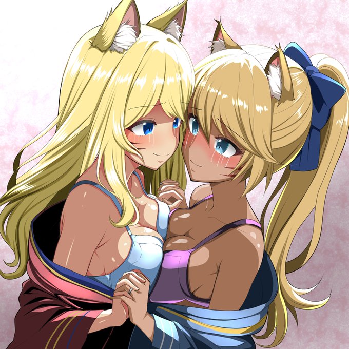 pixivリクエストを更新したからチェックだよ!!
褐色肌でケモ耳、しかも百合💕
全年齢がありがたいねw 