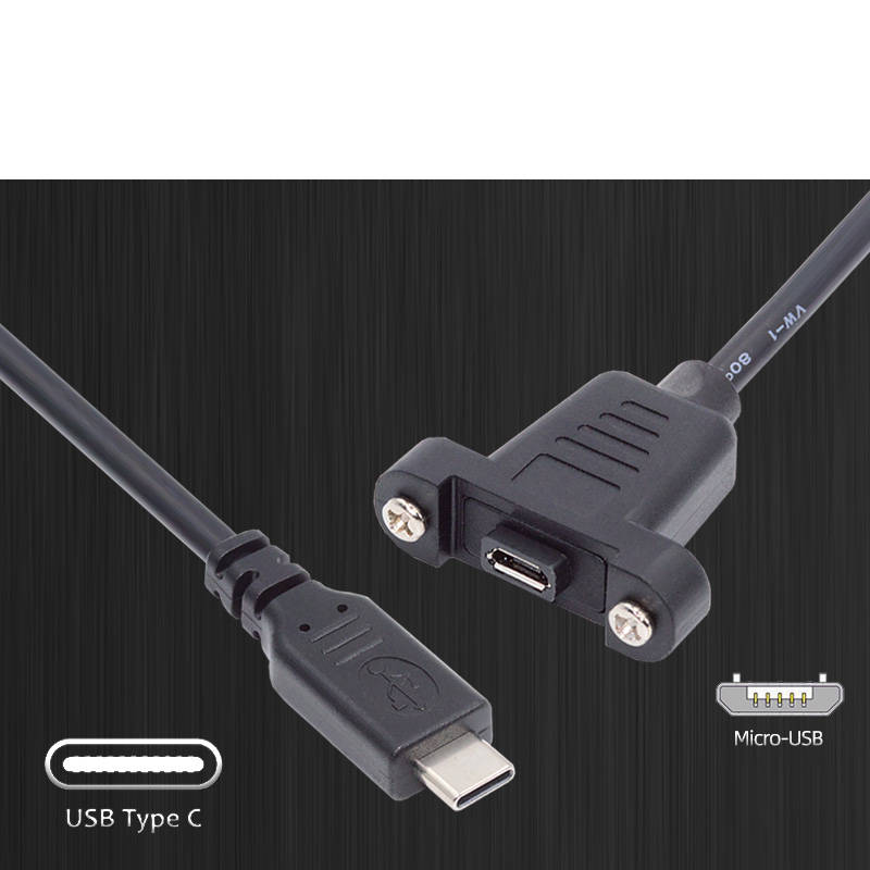 allputer's tweet image. This #USBcable features a #USBMicro connector on one end and a #USBC connector on the other, making it perfect for modern setups. The #panelmount design ensures a secure and stable connection, ideal for fixed installations in various environments. 

allputer.com/28mm-Pitch-Pan…

#USB
