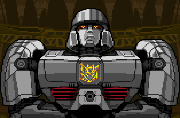 Rey_Toppo's tweet photo. Rise up! Rise up! Rise up!  
Pixel art que hice hoy del GOAT cybertroniano.

Wachense Transformers One, es una obra de arte.
#TransformersOne #D16 #megatron #Transformers #decepticon #pixelart https://t.co/bCsfbe0map