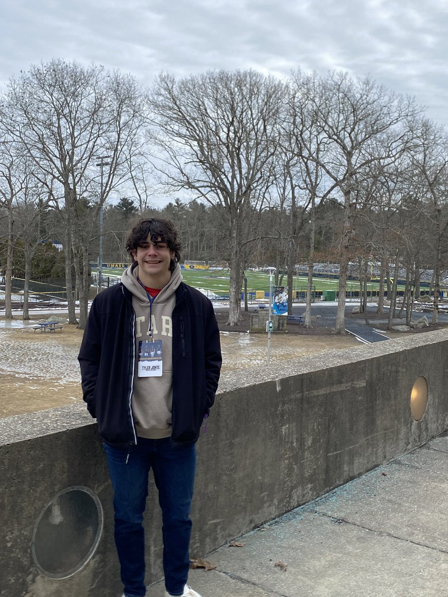 Tyler Jonte (@tjonte32) on Twitter photo Thank you for the great visit enjoyed talking to the coaches and touring the campus #wintherep <a href="/CorsairFootball/">UMass Dartmouth Football</a> @UMASSDCoachMcC Thank you for the great visit enjoyed talking to the coaches and touring the campus #wintherep <a href="/CorsairFootball/">UMass Dartmouth Football</a> @UMASSDCoachMcC