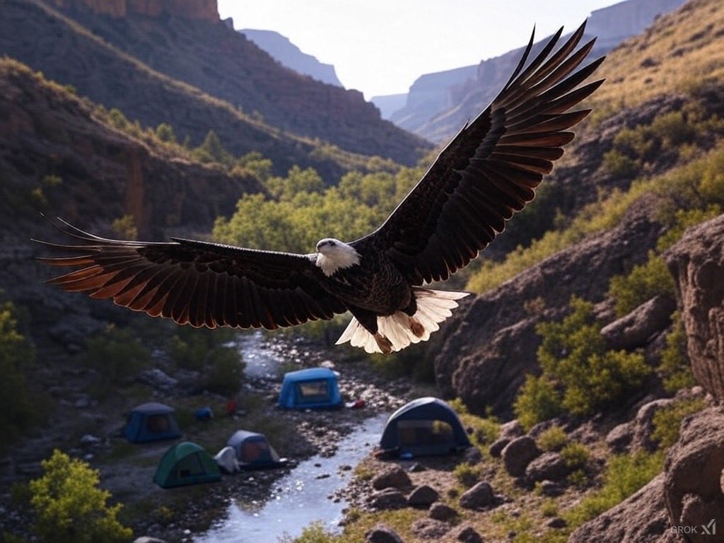 Checking out the canyon