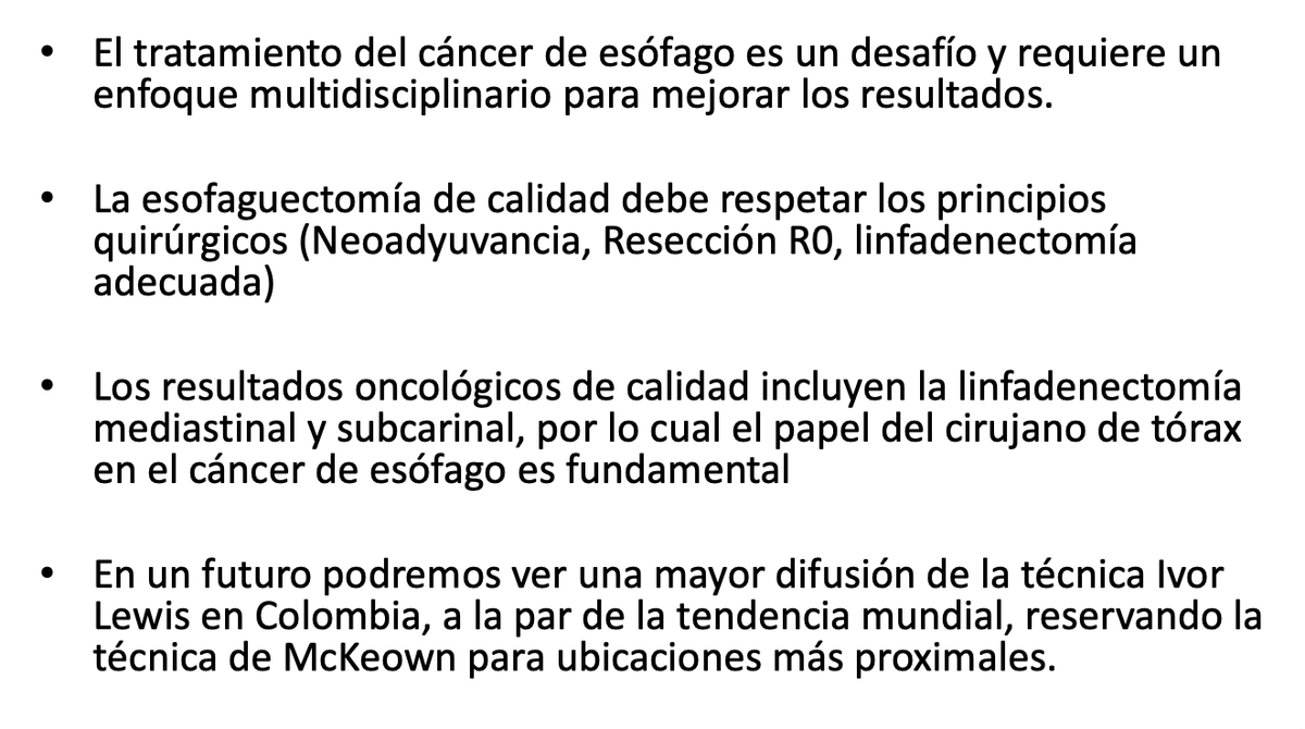 Esofaguectomia de calidad