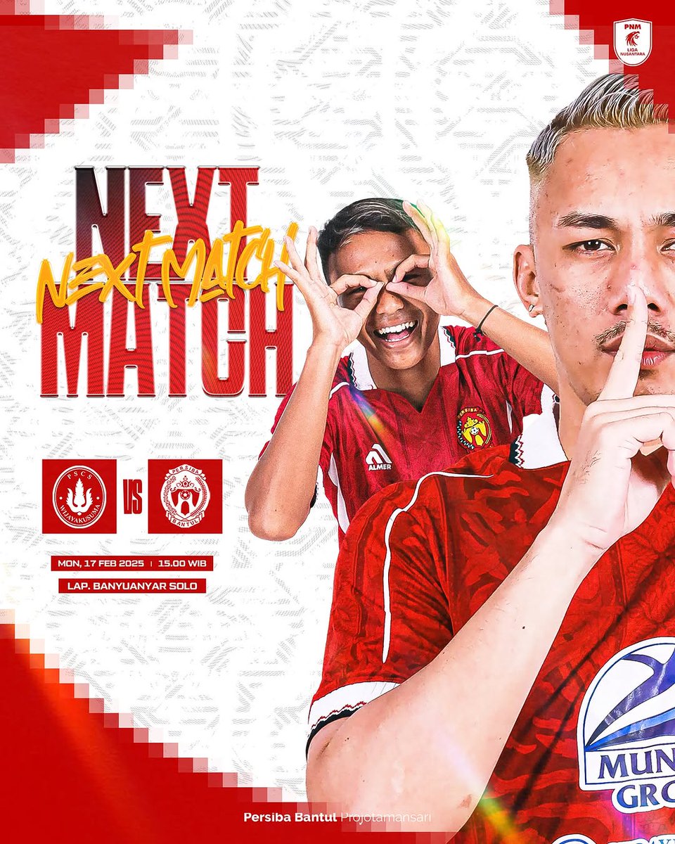 The last match of the season, finish it!  

PSCS Cilacap VS Persiba Bantul
⚽️ 15.00 WIB
📍 Lapangan Banyuanyar
📅 Senin 17 Februari 2025

#PersibaBantul #COYLSA