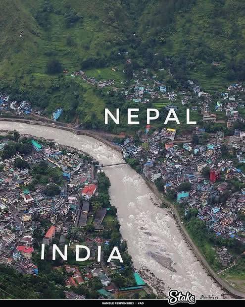 Incredible Borders around the world.

1. Nepal and India